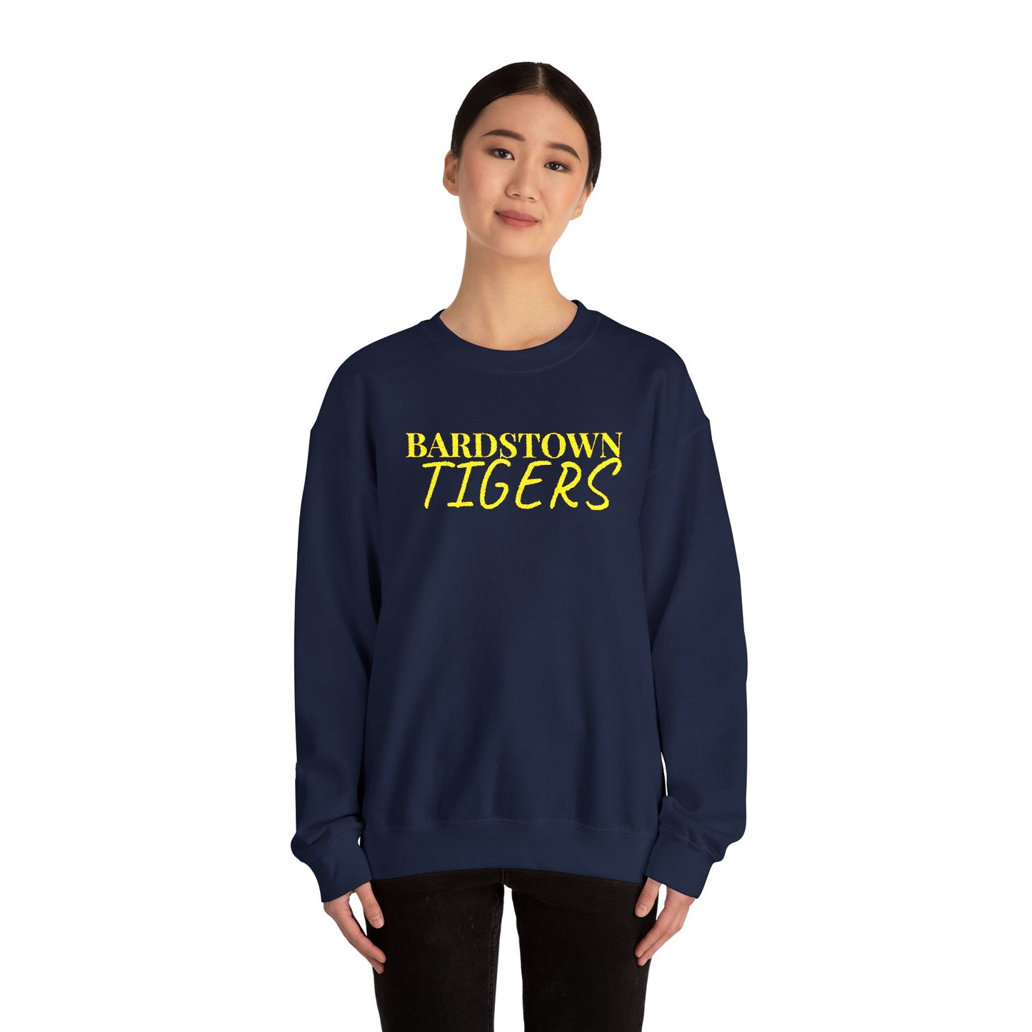 Bardstown Tigers Embroidered Crewneck Sweatshirt | Unisex Apparel for Game Day, Team Spirit Wear, Cozy Comfort, School Events, Gift Ideas