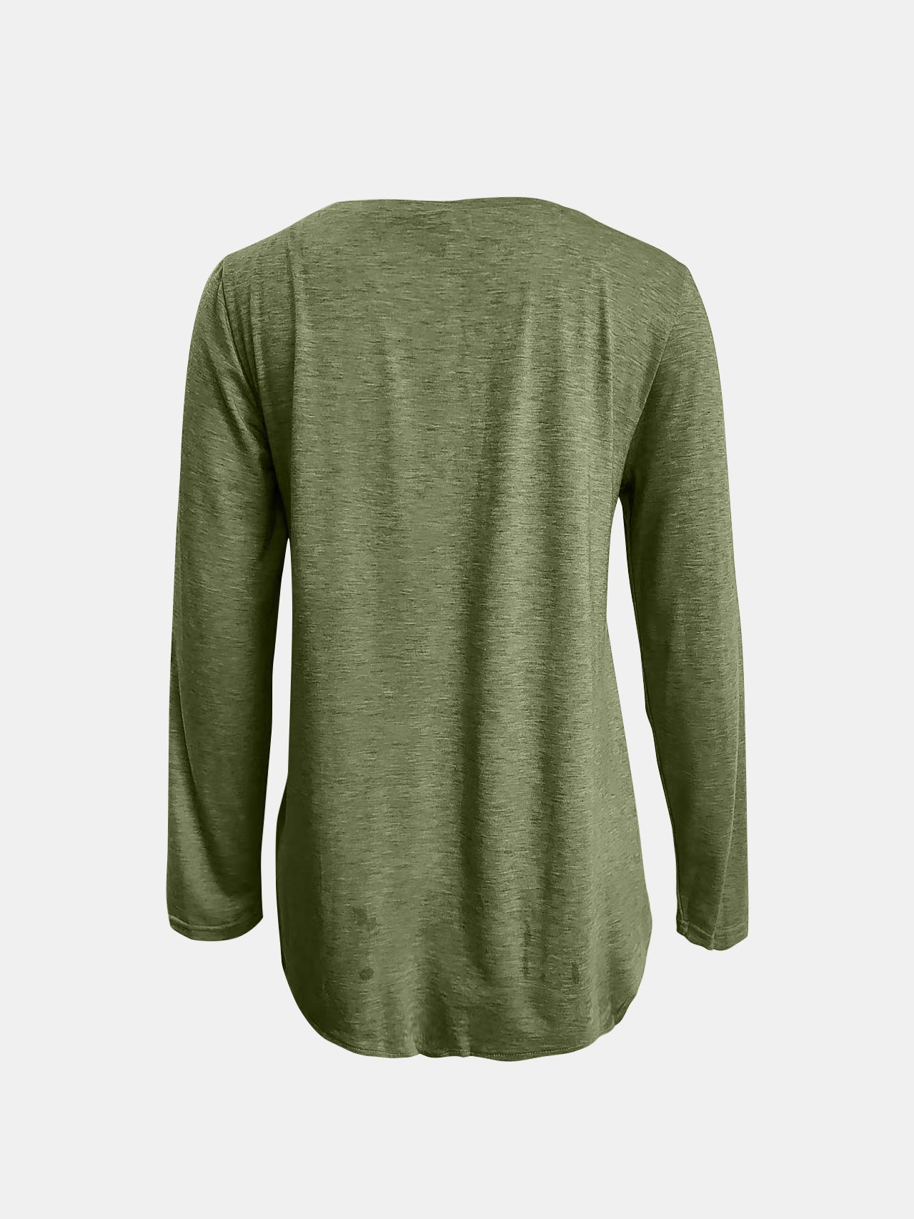 Full Size Reindeer MERRY CHRISTMAS Round Neck Long Sleeve T-Shirt