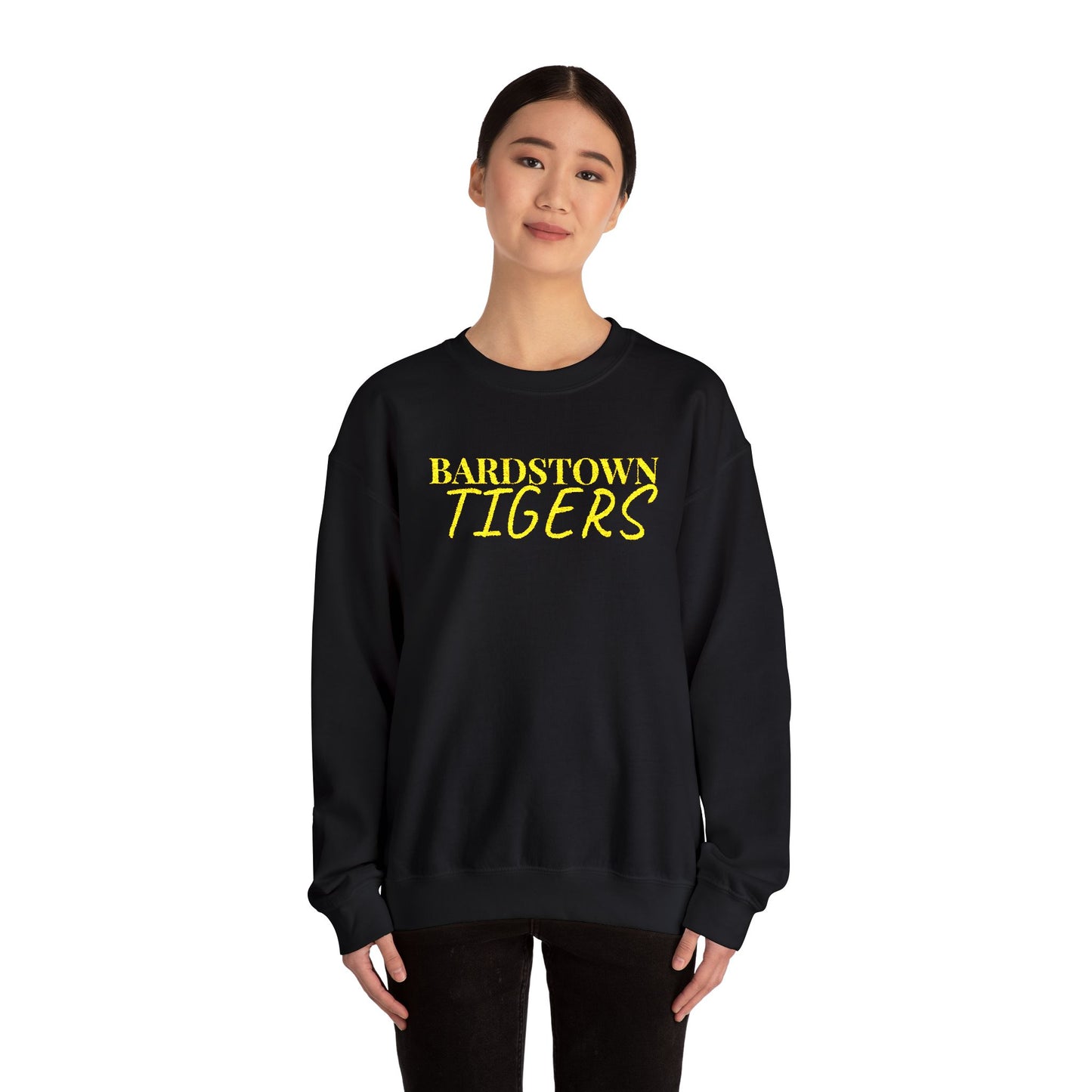 Bardstown Tigers Embroidered Crewneck Sweatshirt | Unisex Apparel for Game Day, Team Spirit Wear, Cozy Comfort, School Events, Gift Ideas