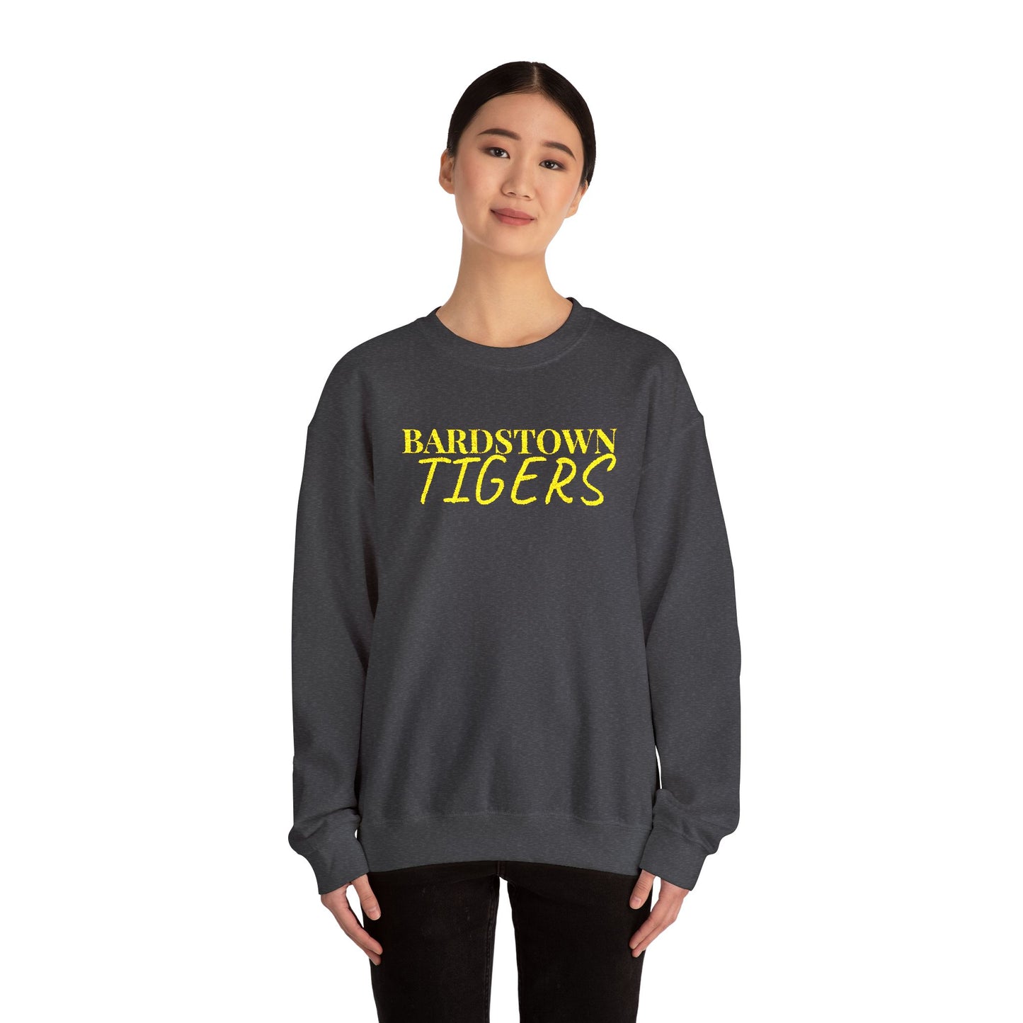 Bardstown Tigers Embroidered Crewneck Sweatshirt | Unisex Apparel for Game Day, Team Spirit Wear, Cozy Comfort, School Events, Gift Ideas
