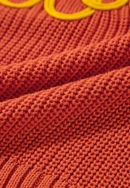 THANKSGIVING Round Neck Long Sleeve Sweater