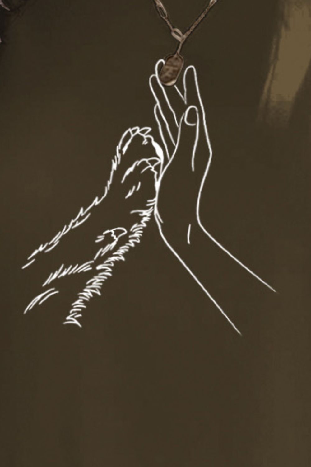 PAW & HAND Graphic Round Neck Short Sleeve T-Shirt