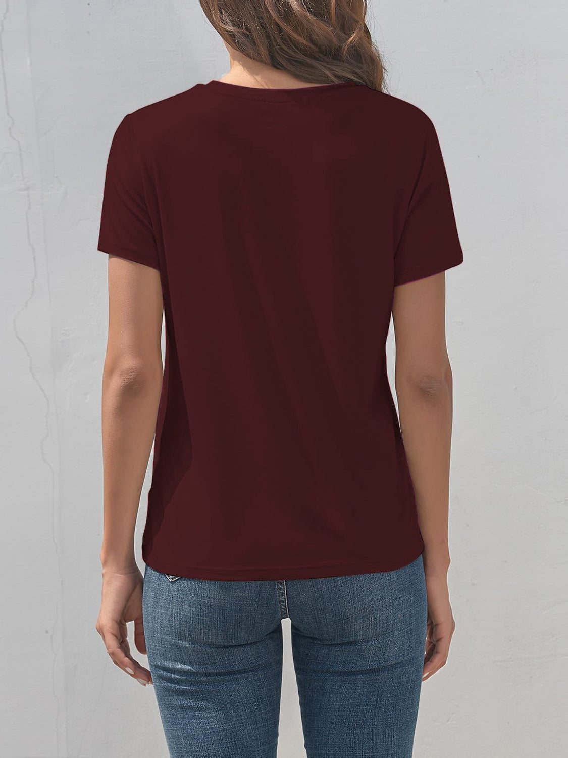 FAITH CAN MOVE MOUNTAINS Graphic Round Neck Short Sleeve T-Shirt