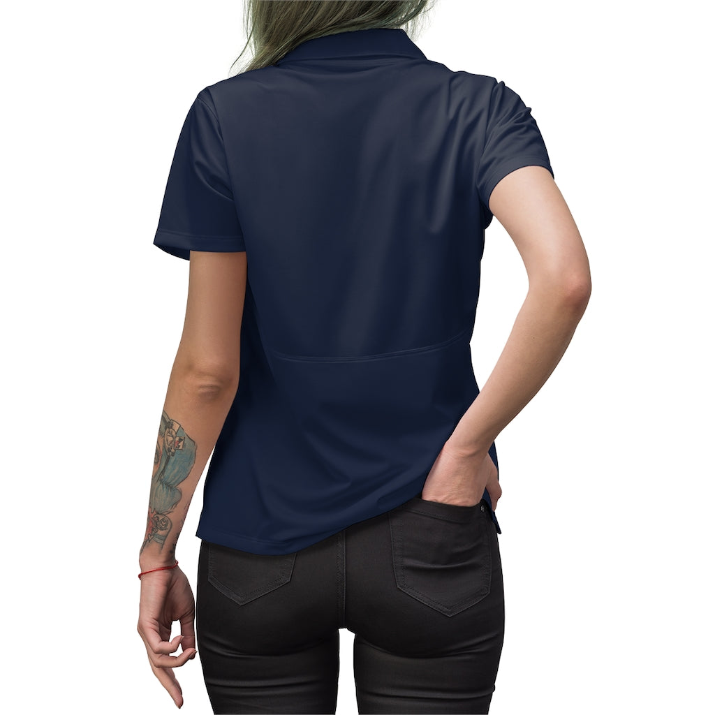 Women's Polo Shirt Black "B"