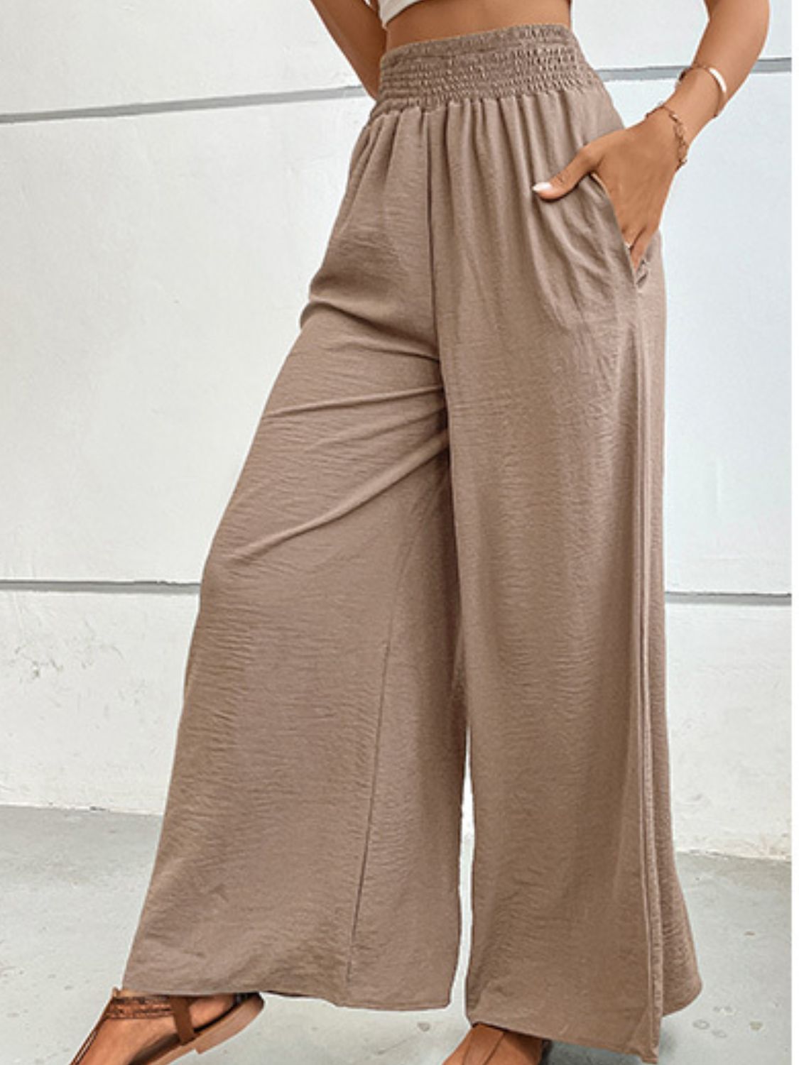 Hundredth Wide Waistband Relax Fit Long Pants