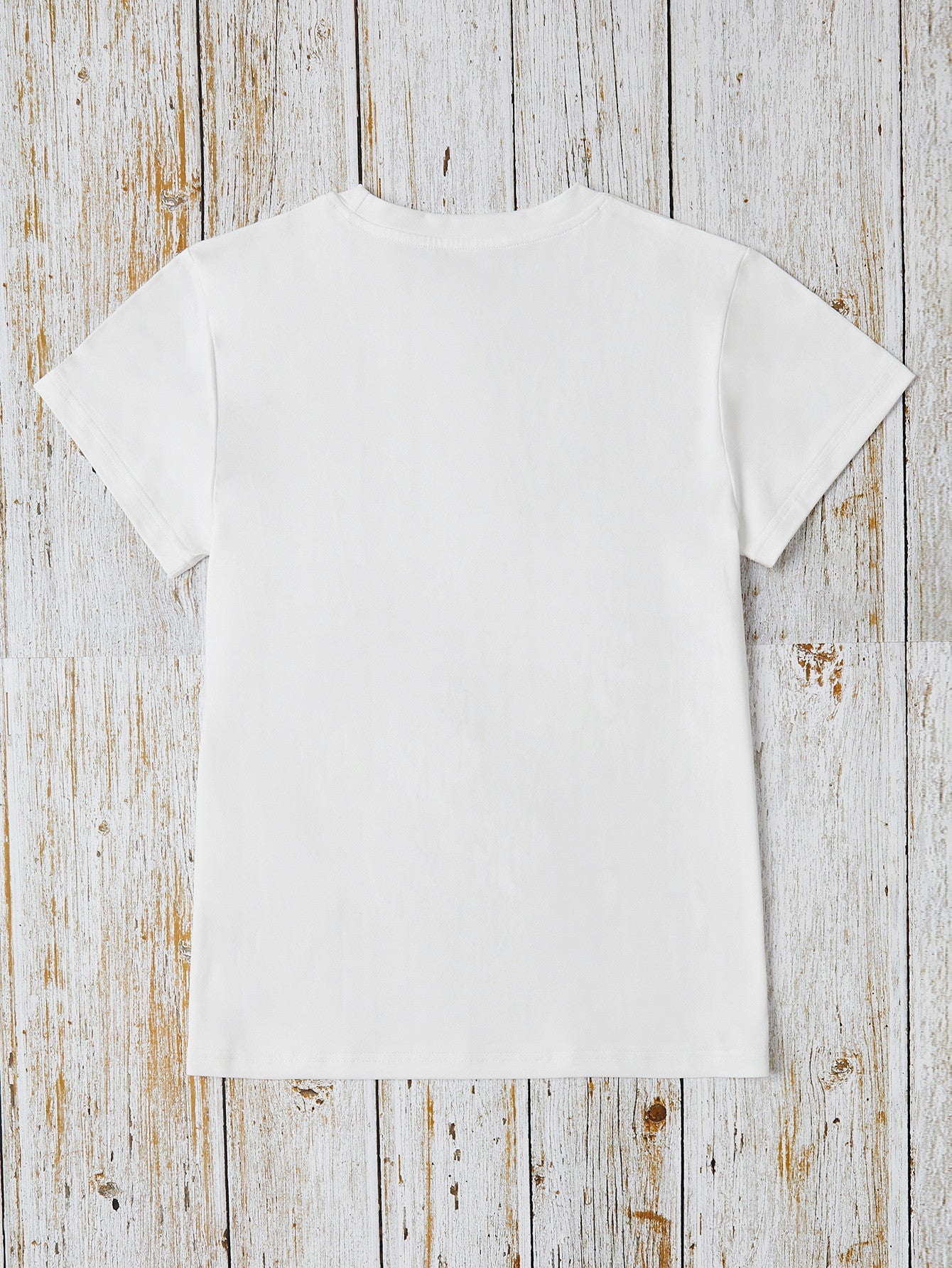 SILLY RABBIT EASTER IS FOR JESUS Letter Graphic Round Neck Short Sleeve T-Shirt