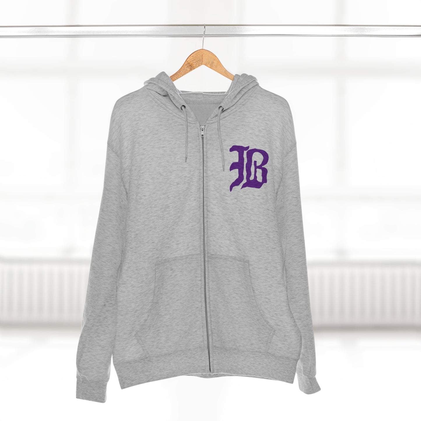 Proud Grandma of a Tiger with Bardstown "B" Unisex Premium Full Zip Hoodie