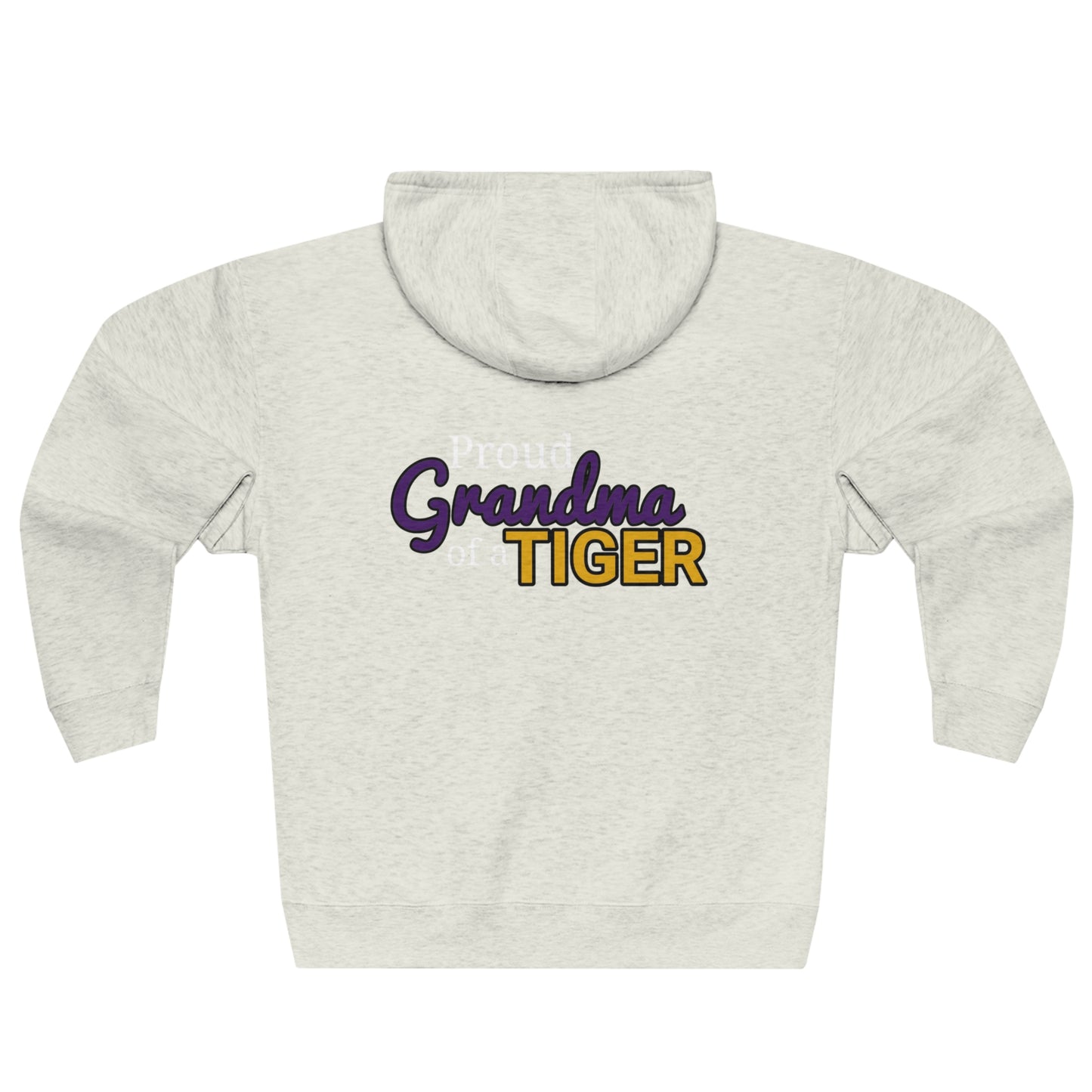 Proud Grandma of a Tiger with Bardstown "B" Unisex Premium Full Zip Hoodie