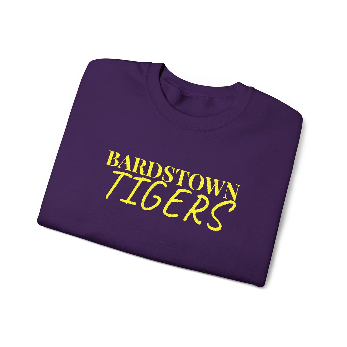 Bardstown Tigers Embroidered Crewneck Sweatshirt | Unisex Apparel for Game Day, Team Spirit Wear, Cozy Comfort, School Events, Gift Ideas