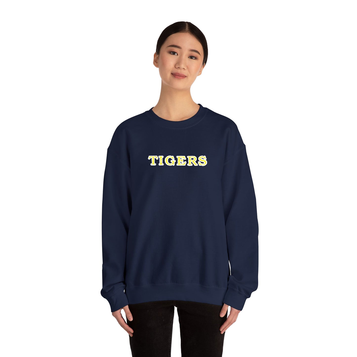 TIGERS Embroidered Heavy Blend™ Crewneck Sweatshirt