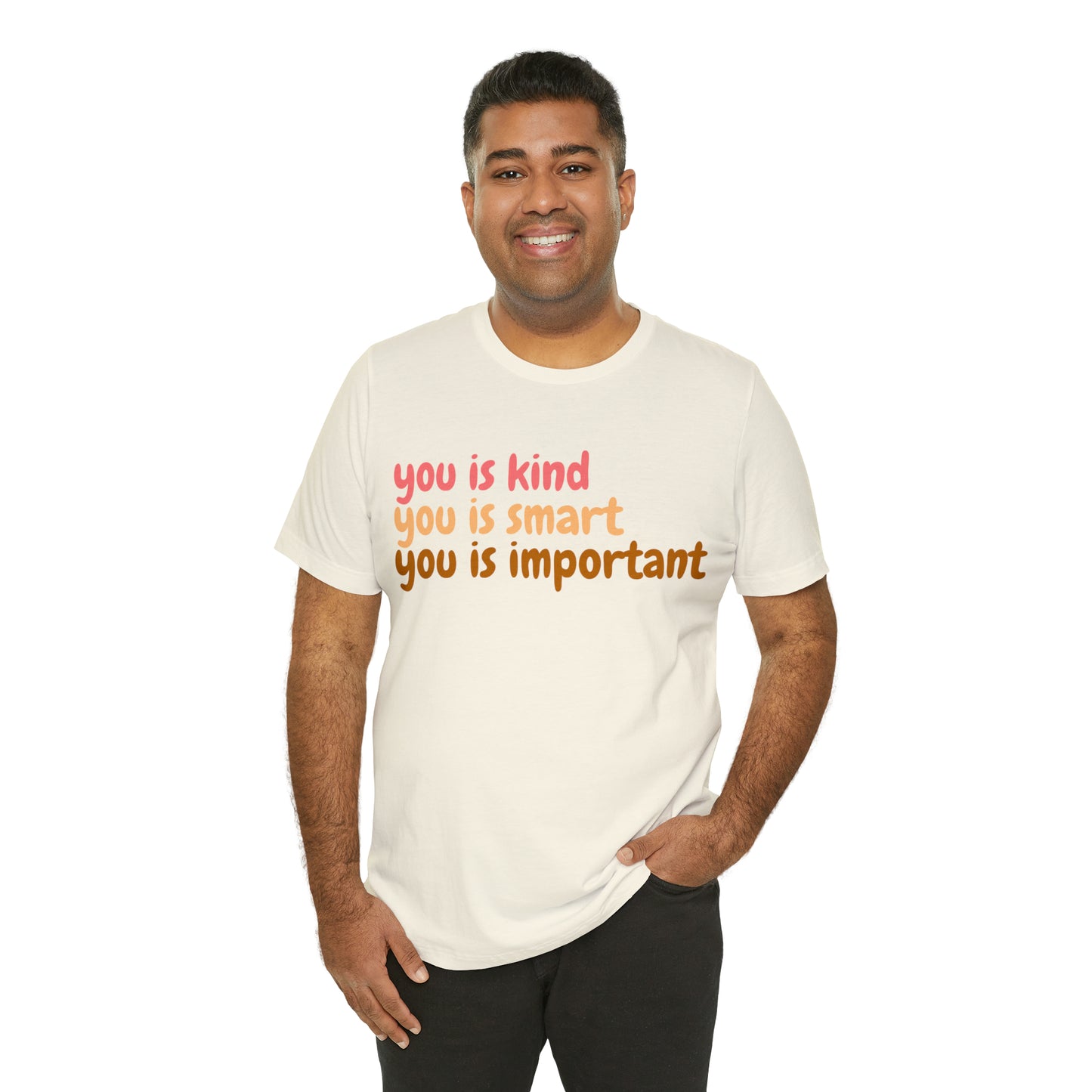 KIND, SMART, IMPORTANT Unisex Jersey Short Sleeve Tee