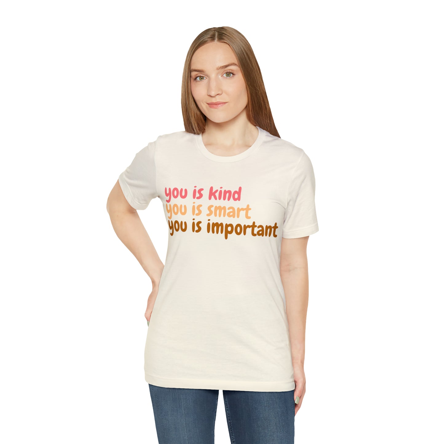 KIND, SMART, IMPORTANT Unisex Jersey Short Sleeve Tee