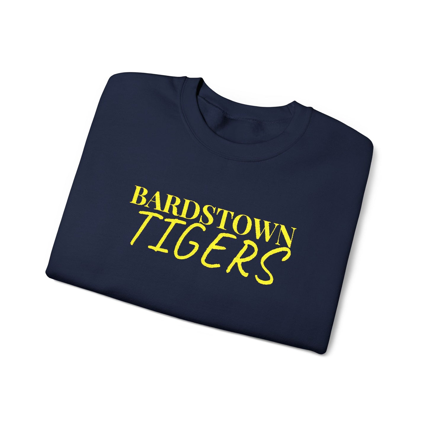 Bardstown Tigers Embroidered Crewneck Sweatshirt | Unisex Apparel for Game Day, Team Spirit Wear, Cozy Comfort, School Events, Gift Ideas