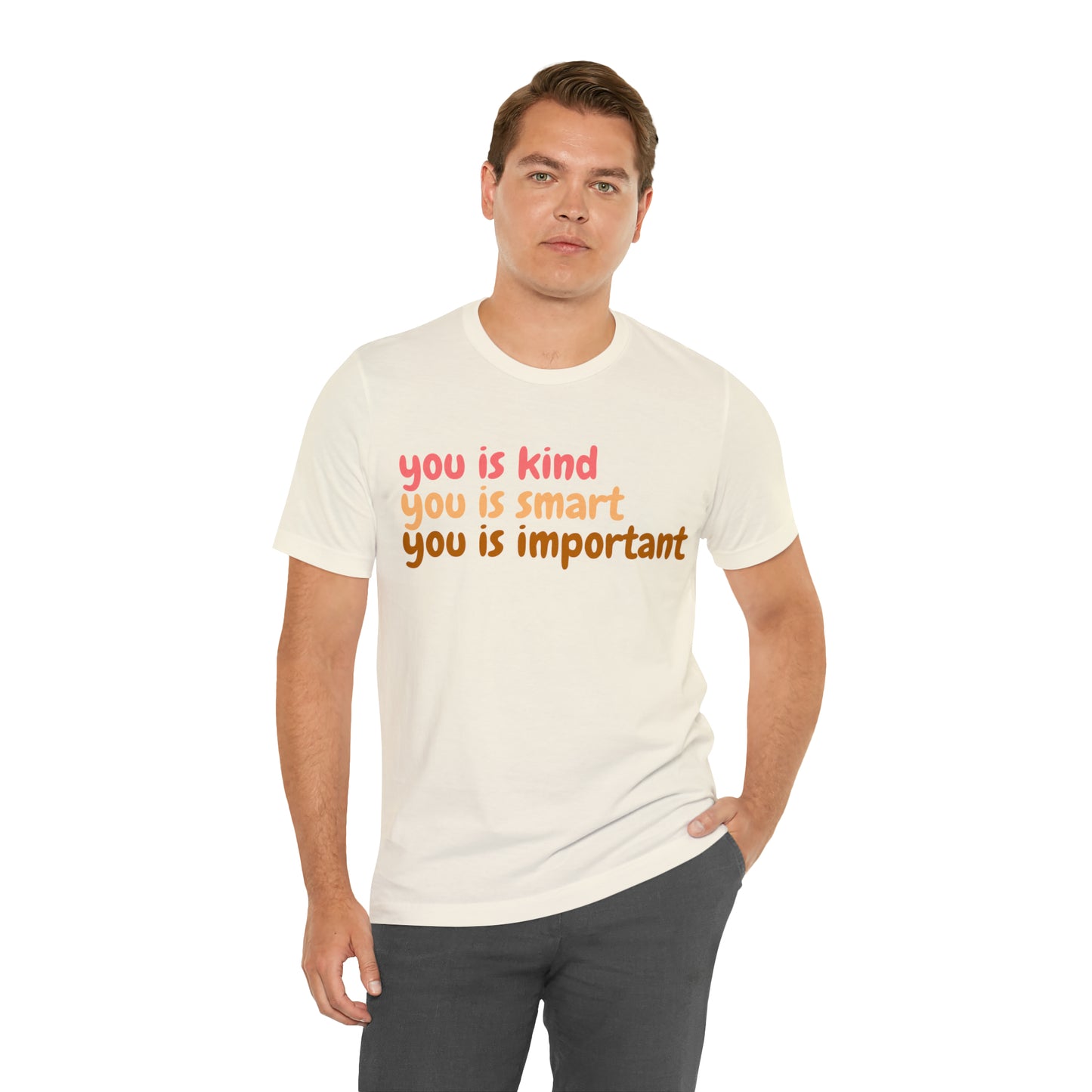 KIND, SMART, IMPORTANT Unisex Jersey Short Sleeve Tee