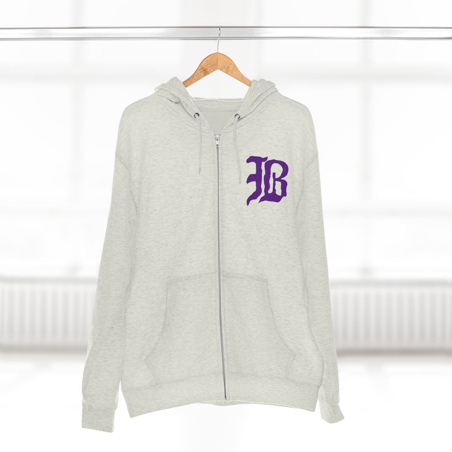 Proud Grandma of a Tiger with Bardstown "B" Unisex Premium Full Zip Hoodie