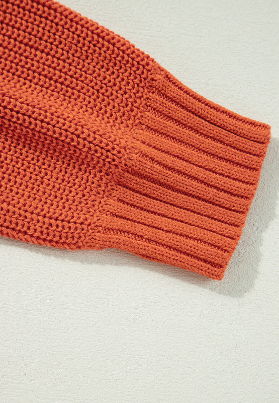 THANKSGIVING Round Neck Long Sleeve Sweater