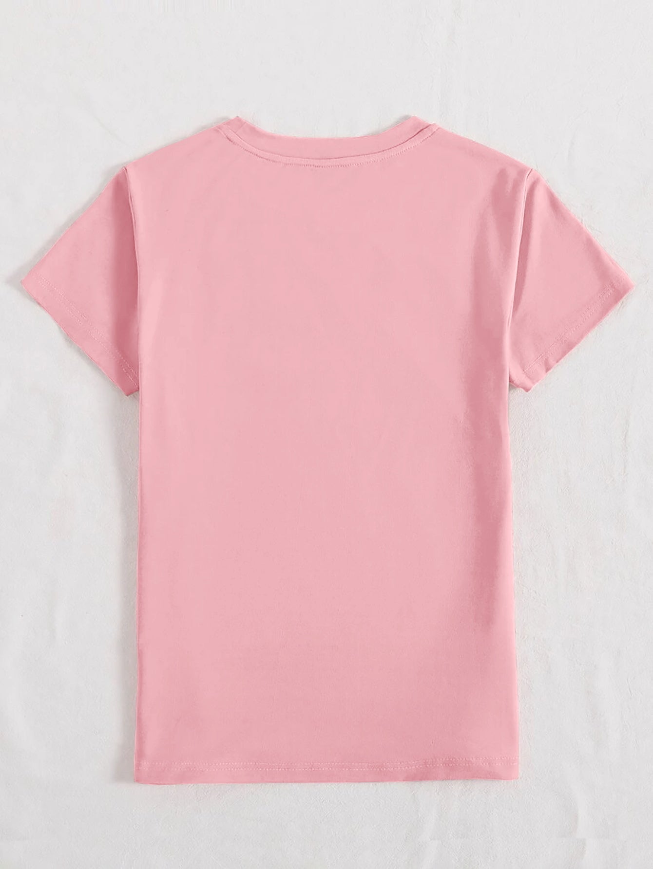 SILLY RABBIT EASTER IS FOR JESUS Letter Graphic Round Neck Short Sleeve T-Shirt