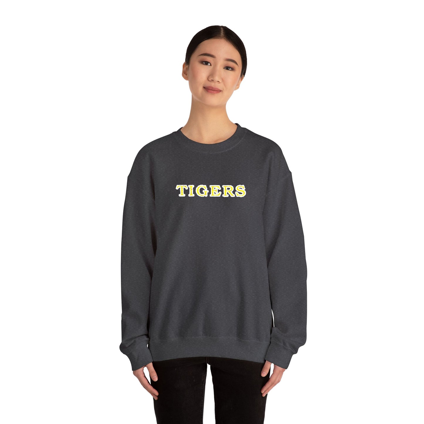 TIGERS Embroidered Heavy Blend™ Crewneck Sweatshirt