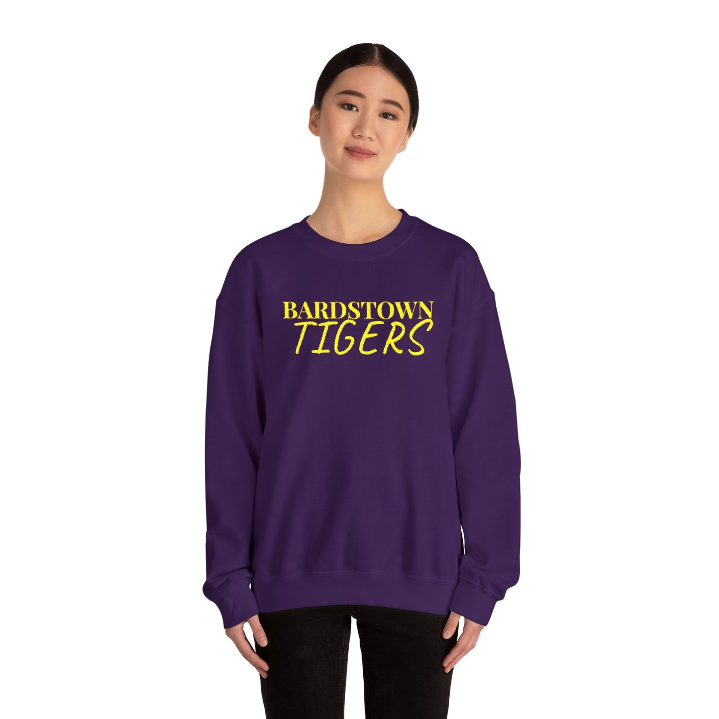 Bardstown Tigers Embroidered Crewneck Sweatshirt | Unisex Apparel for Game Day, Team Spirit Wear, Cozy Comfort, School Events, Gift Ideas
