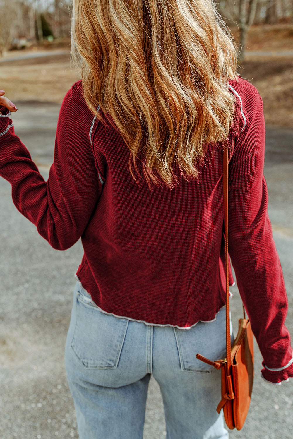 GAMEDAY Football Round Neck Long Sleeve Sweatshirt