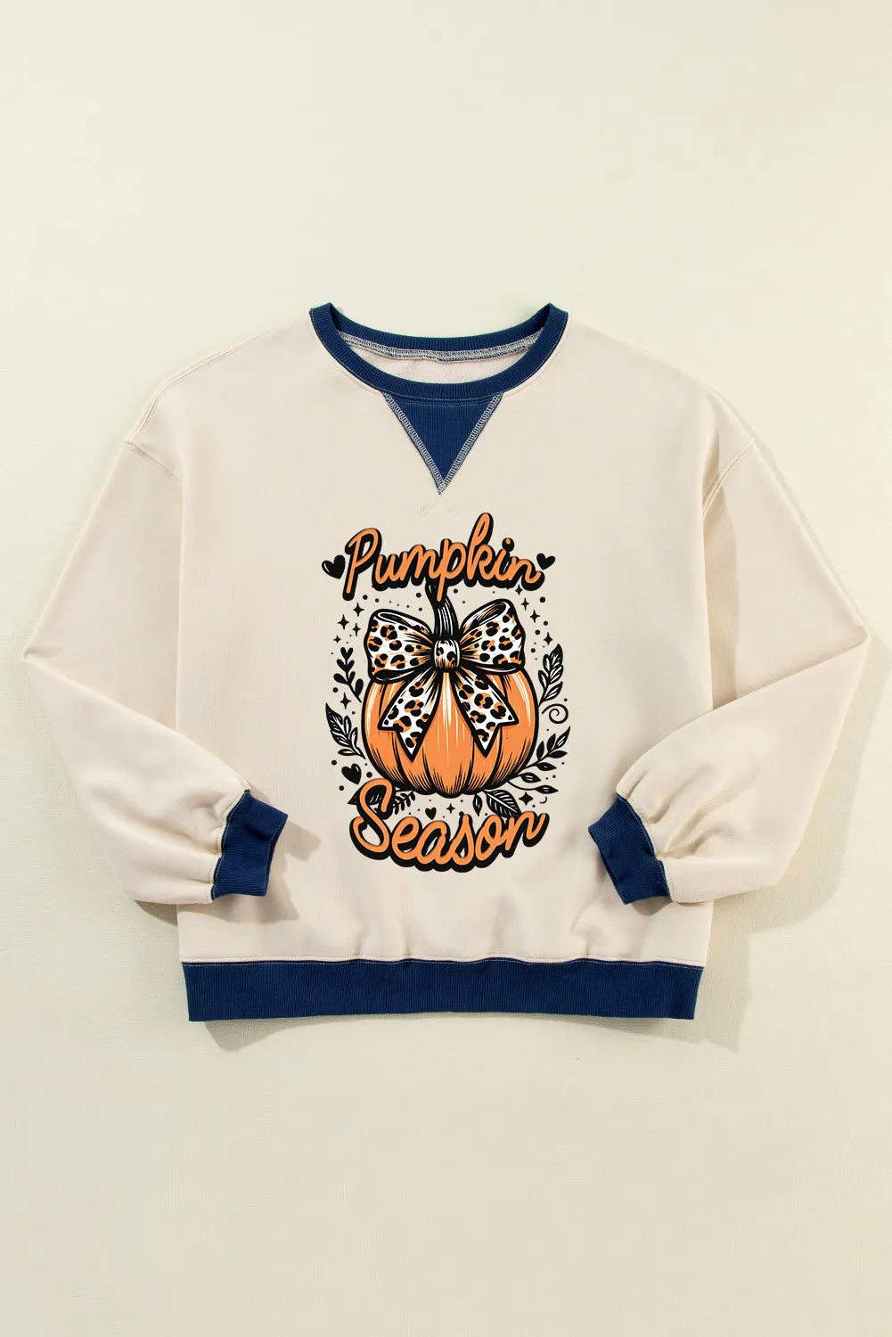 PUMPKIN SEASON Graphic Long Sleeve Sweatshirt