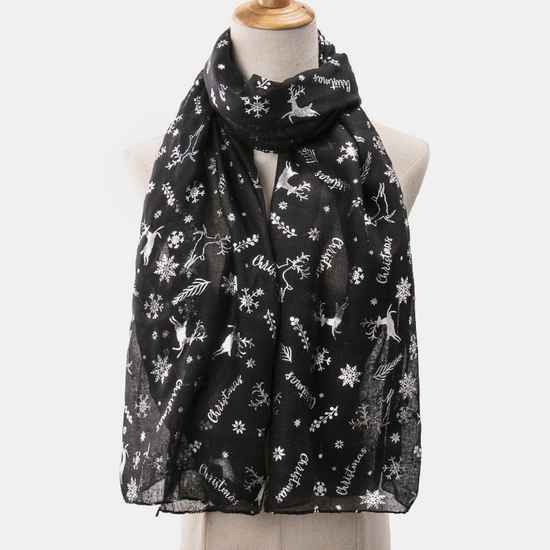 Christmas Element Polyester Scarf