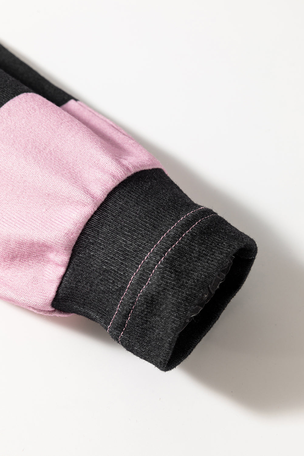 High-Low Color Block 22 Round Neck Long Sleeve T-Shirt