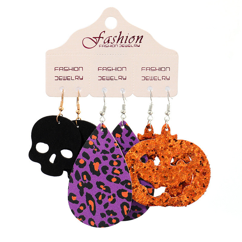 Halloween Teardrop Shape Dangle Earrings