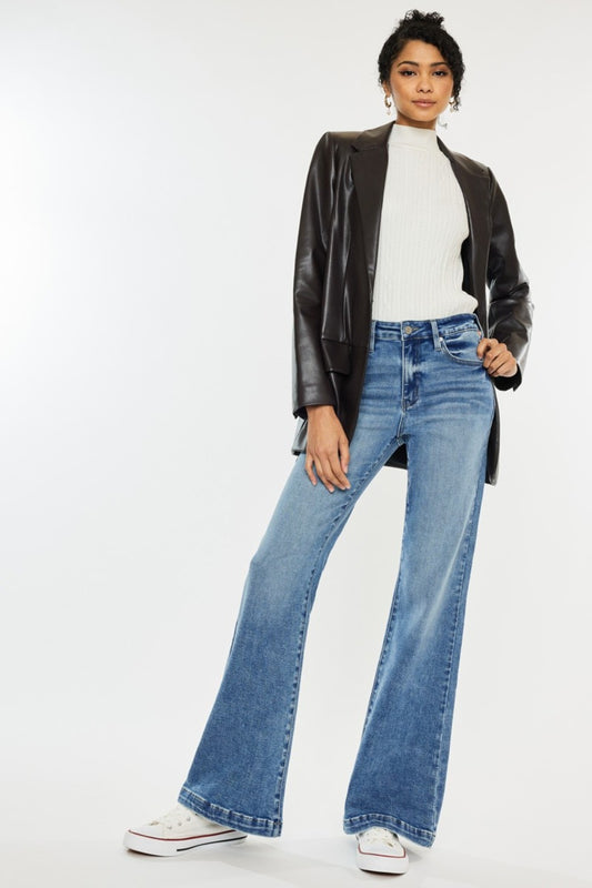 Kancan High Rise Wide Leg Jeans