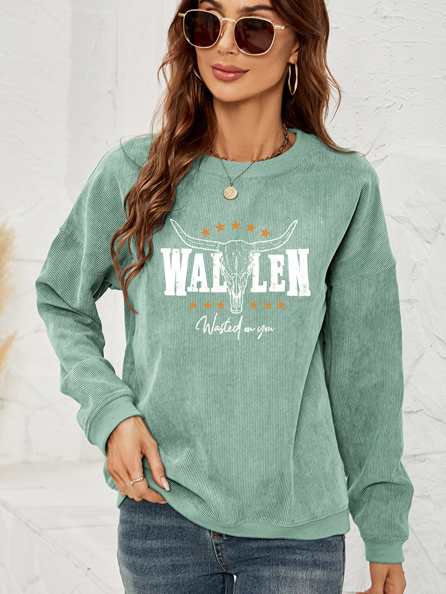 Wasted On You Graphic Sweatshirt