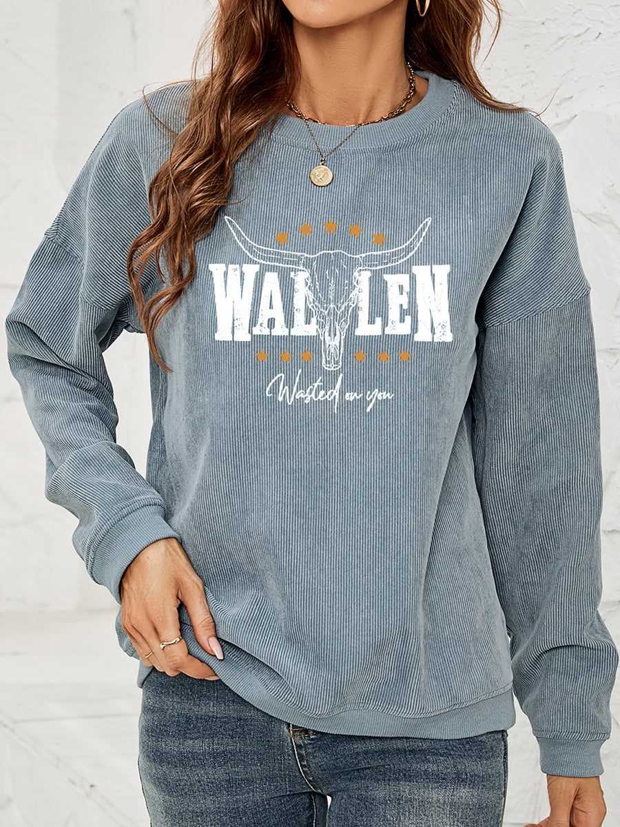 Wasted On You Graphic Sweatshirt