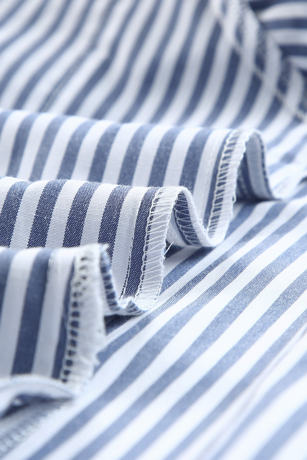 Striped Roll-Tab Long Sleeve Shirt