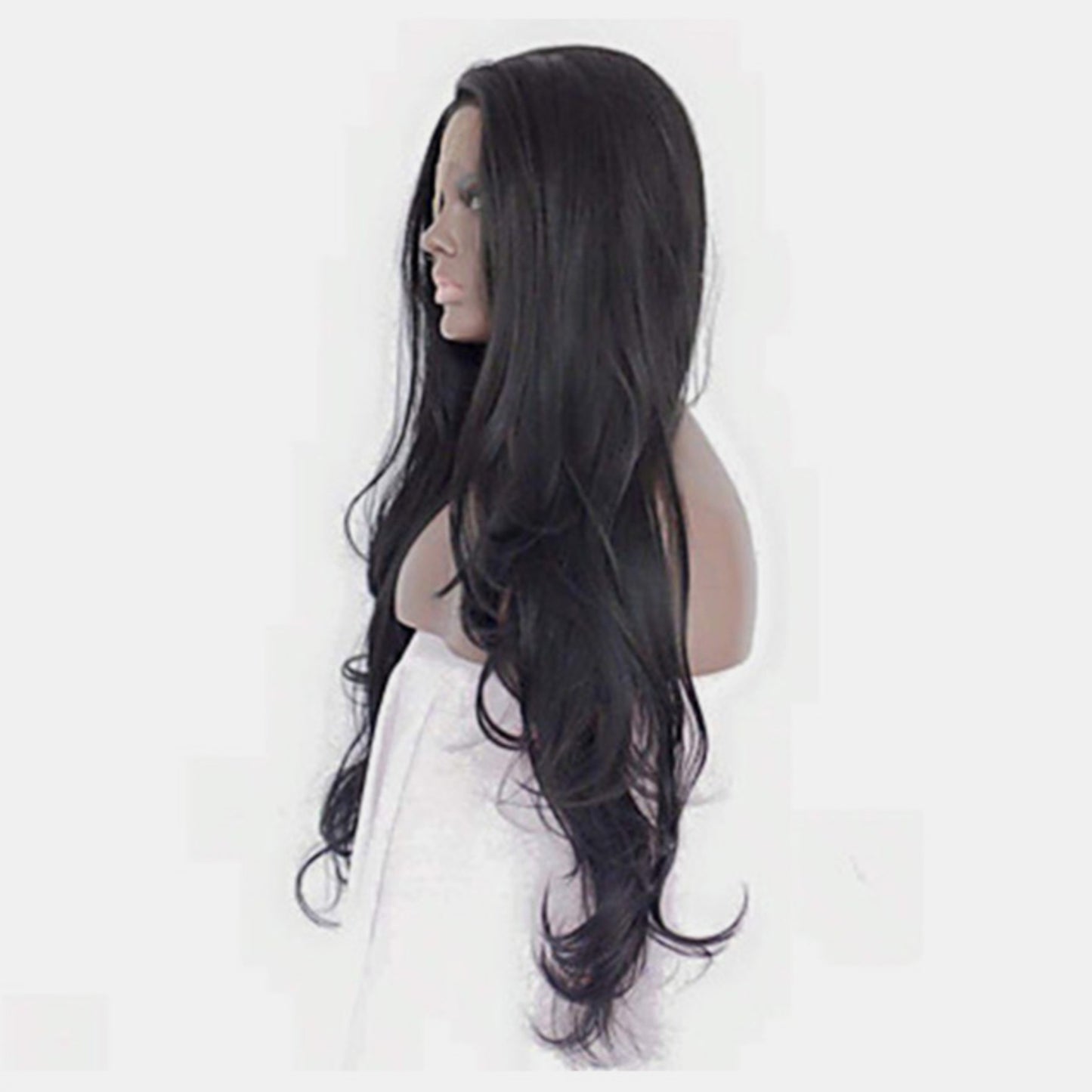 SHOMI 13*3" Lace Front Wigs Synthetic Long Wavy 24" 130% Density