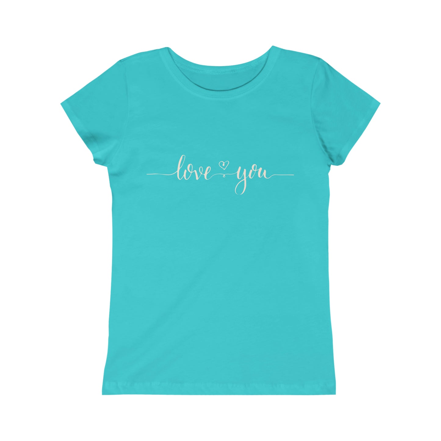 Girls Princess Love You Tee