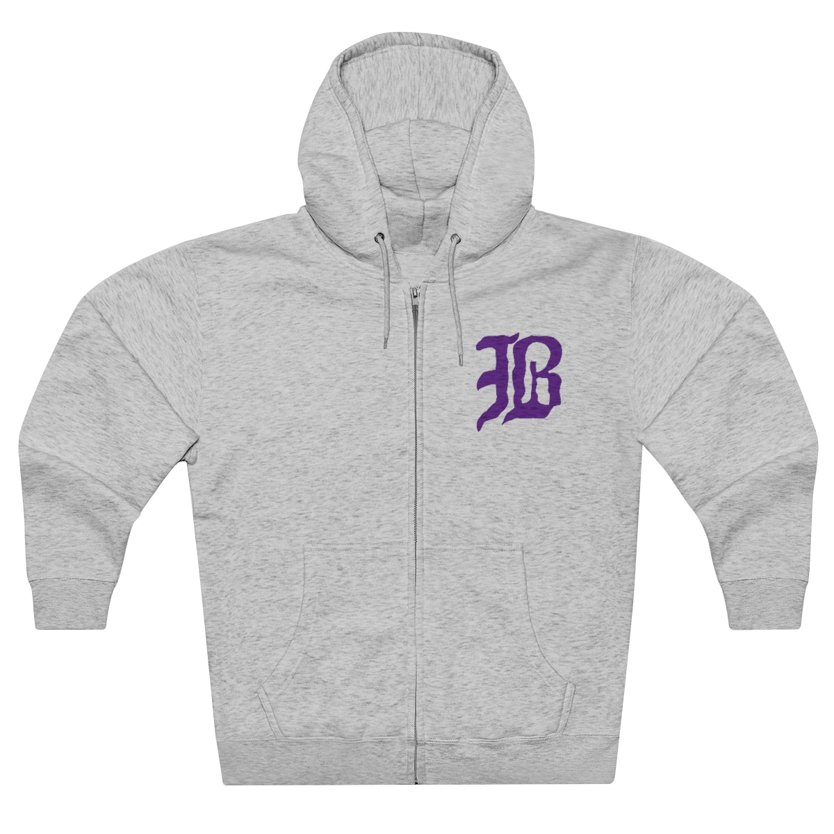 B Bardstown Tigers Unisex Premium Full Zip Hoodie