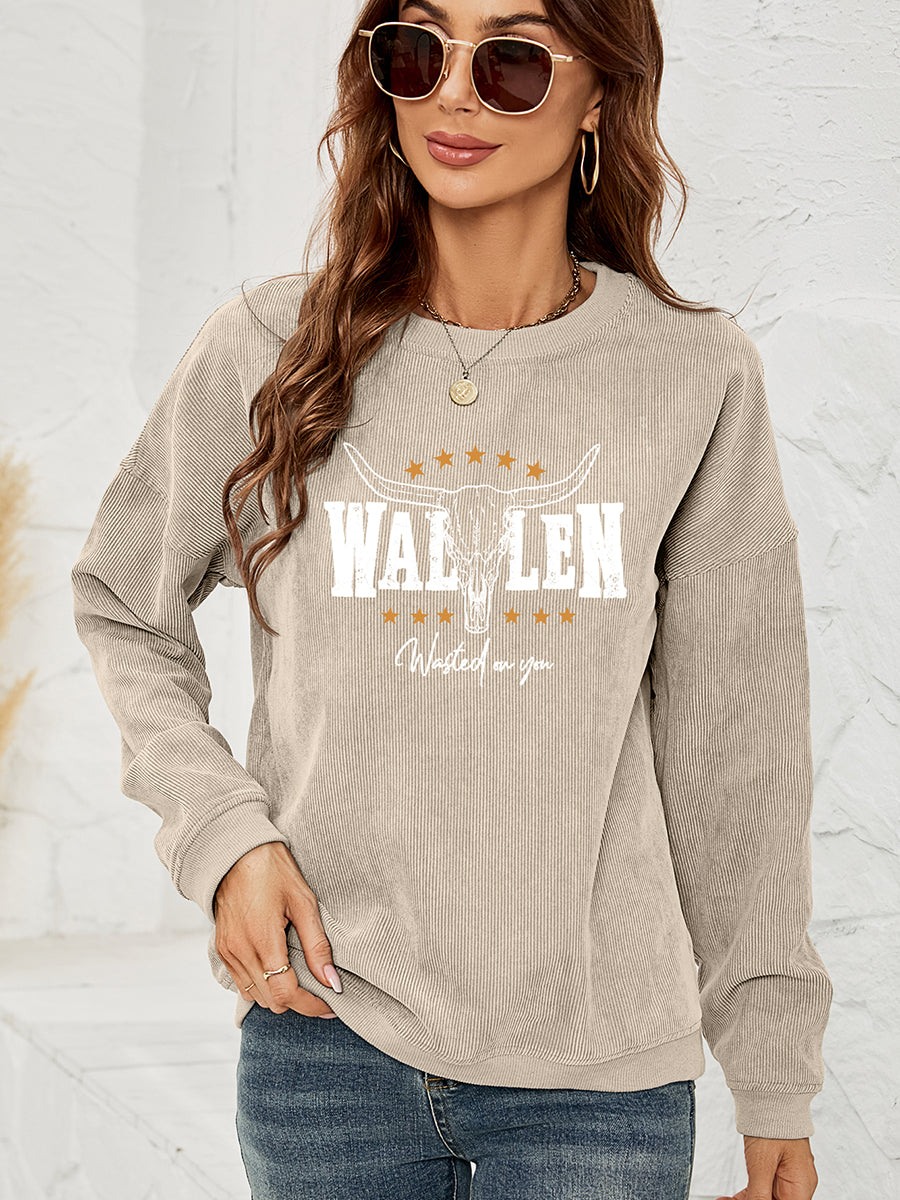 Wasted On You Graphic Sweatshirt