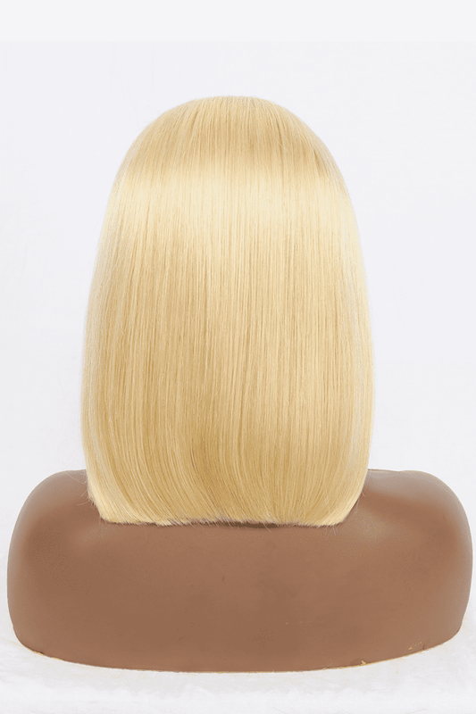 ELITE 12" 160g #613 Lace Front Wigs Human Hair 150% Density