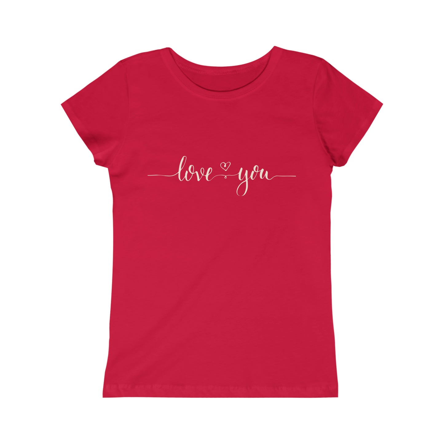 Girls Princess Love You Tee