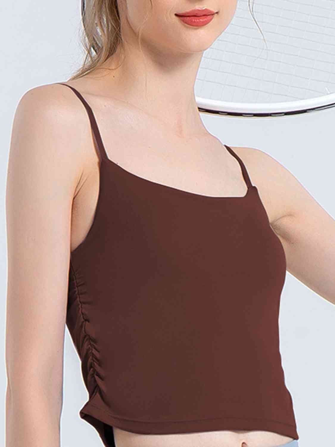 F.S. Lu Ruched Sports Cami