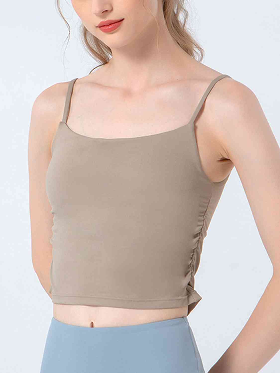 F.S. Lu Ruched Sports Cami