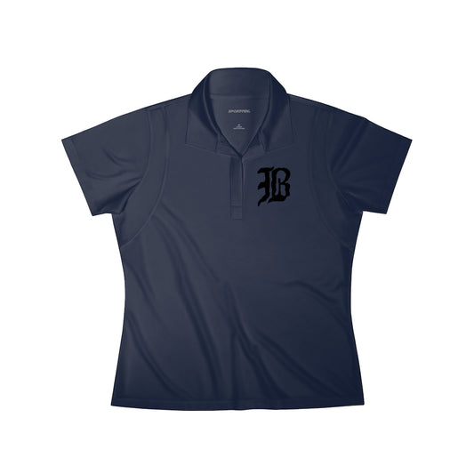 Women's Polo Shirt Black "B"