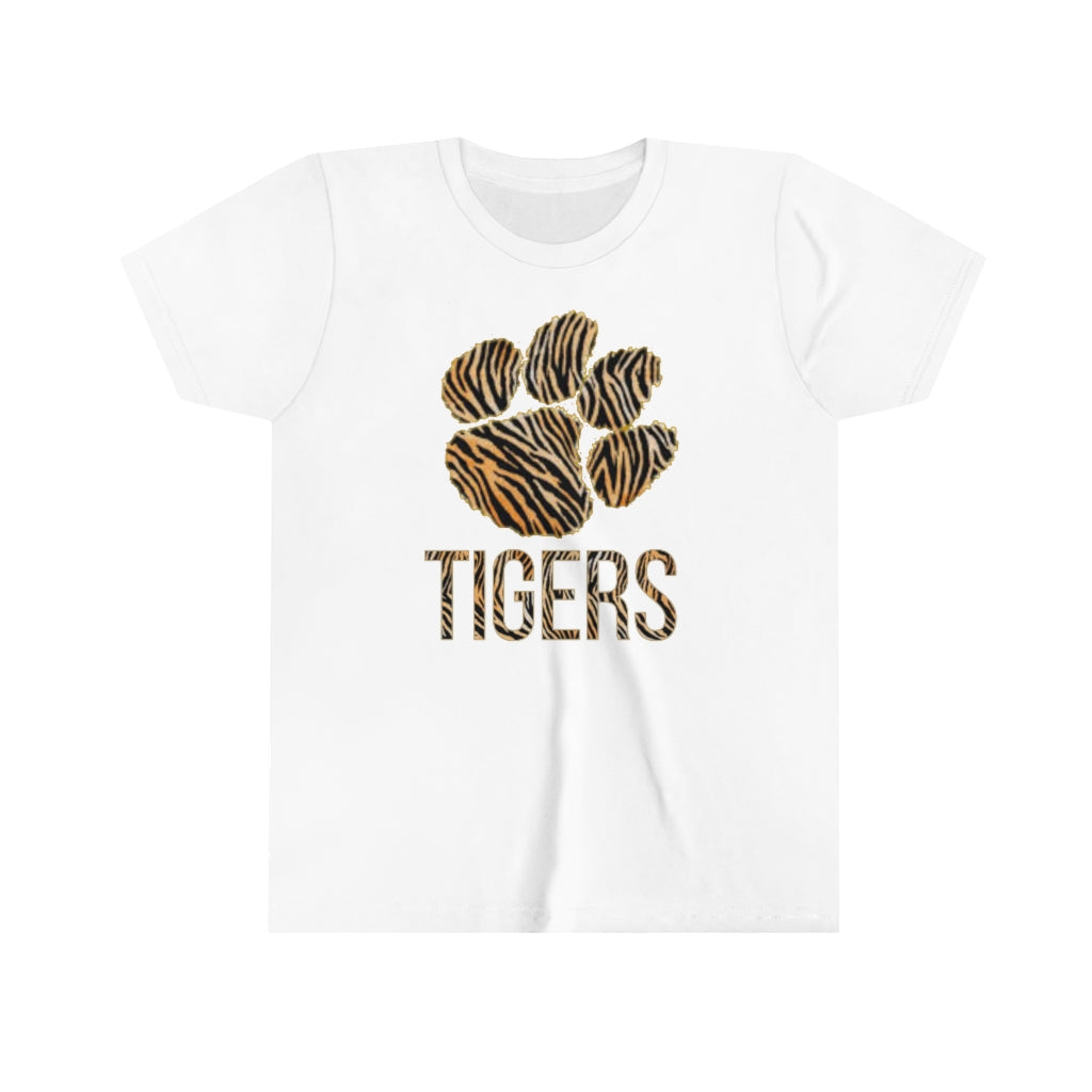 Youth Tiger Tee with Paw Print