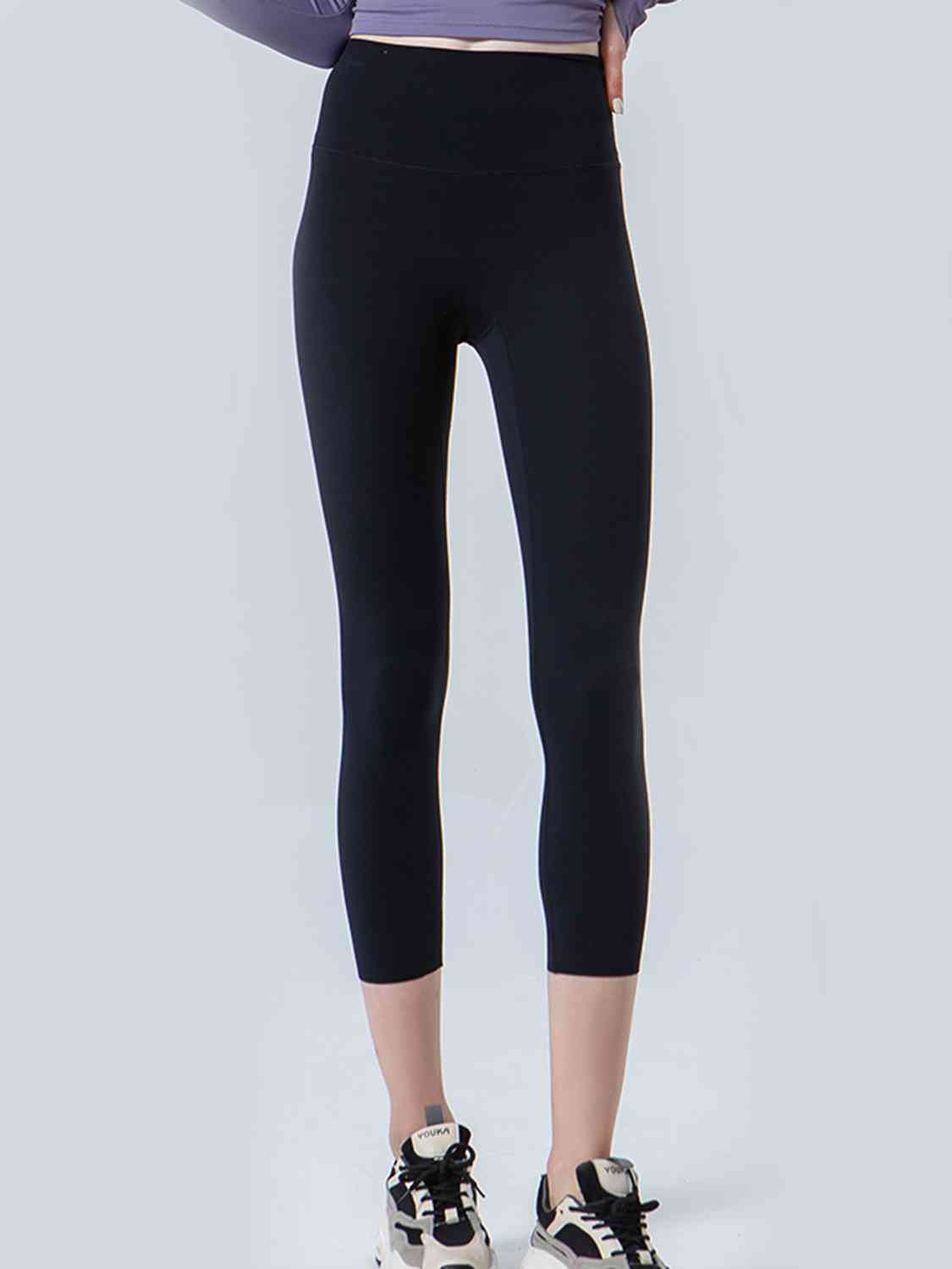 F.S. Lu Wide Waistband Cropped Sports Leggings