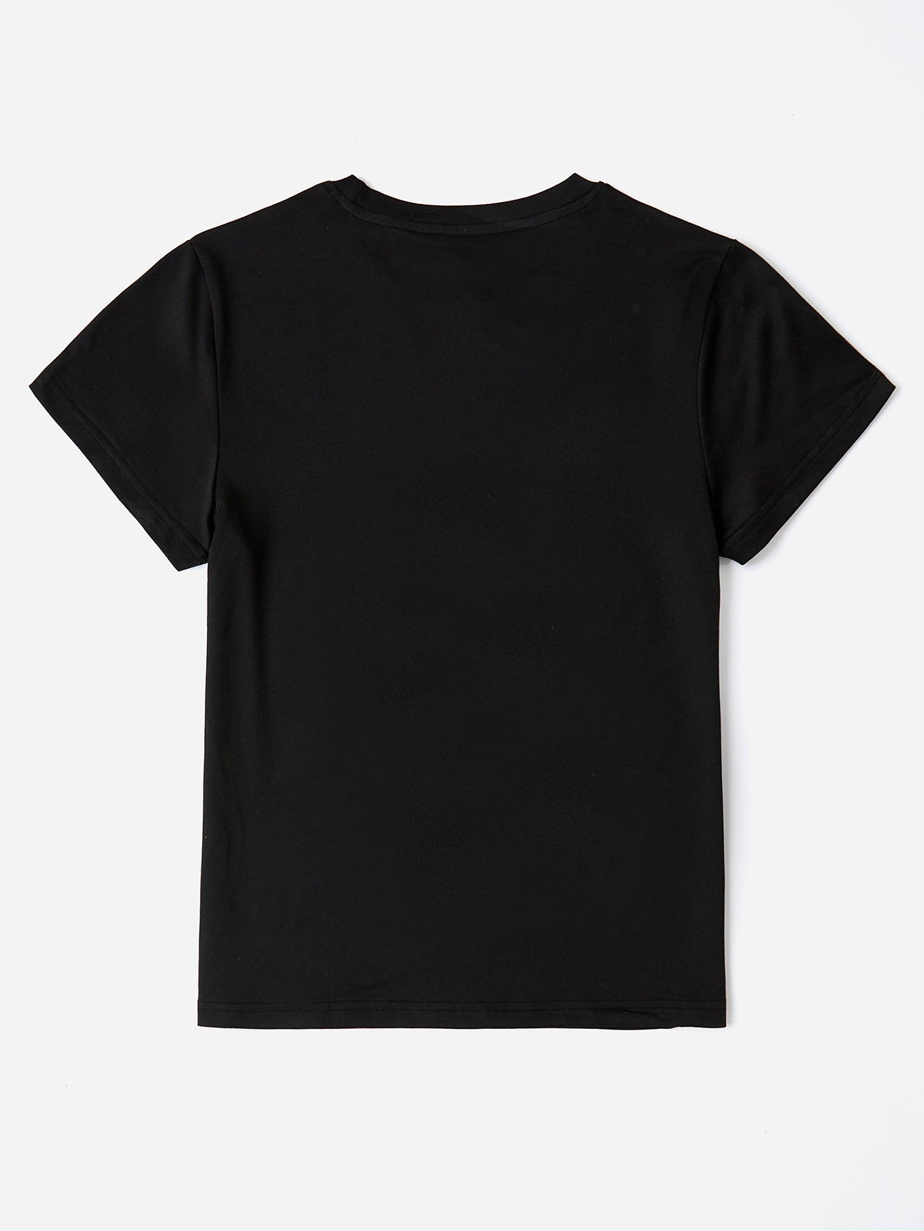 PRAY ON IT, PRAY OVER IT, PRAY THROUGH IT Letter Graphic Round Neck Short Sleeve T-Shirt