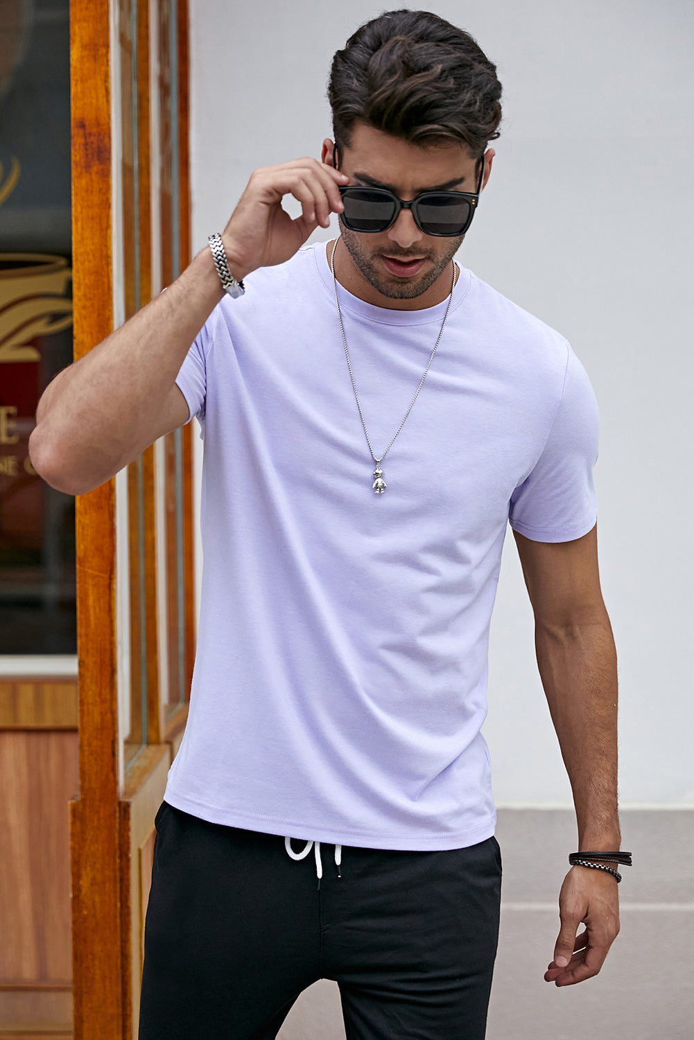 Round Neck Short Sleeve Tee