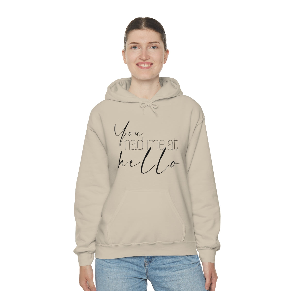 "You Had Me At Hello' Adult Unisex Hoodie