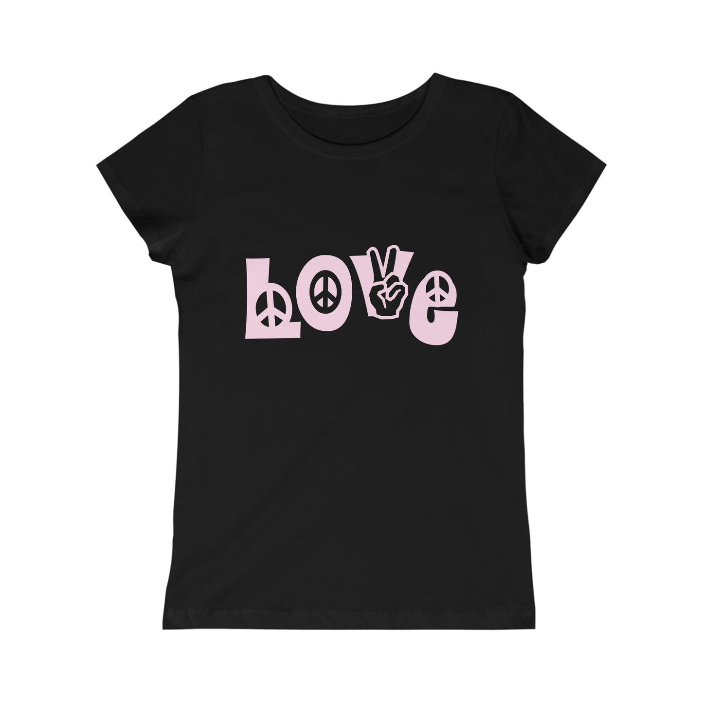 Girls Peace & Love Tee