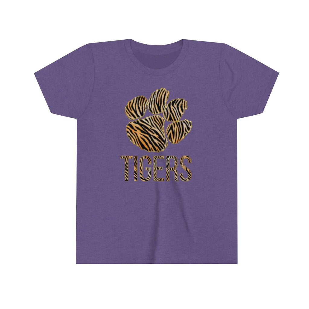 Youth Tiger Tee with Paw Print