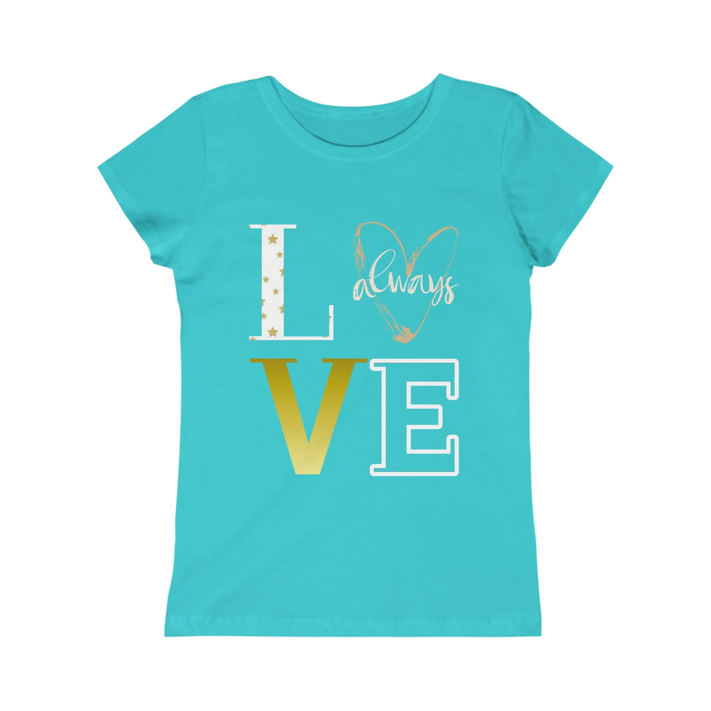 Girls Princess Love Always Tee