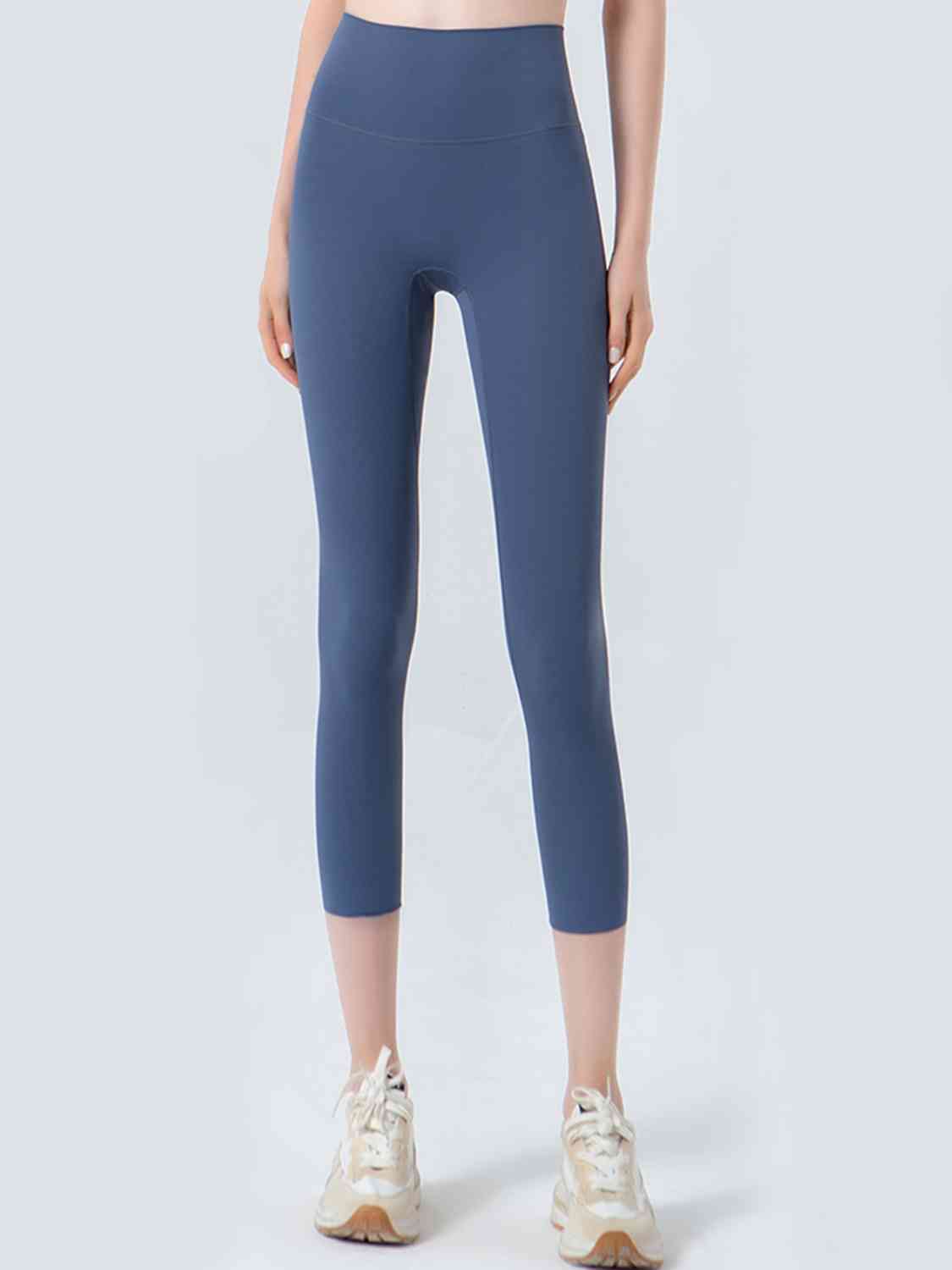 F.S. Lu Wide Waistband Cropped Sports Leggings